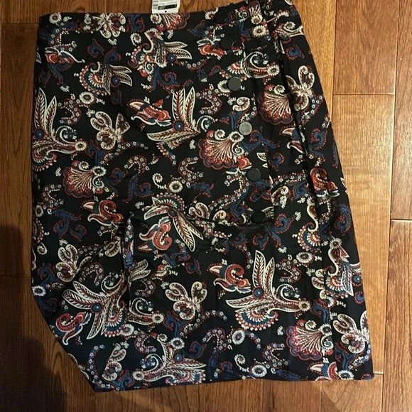 ba&sh Cassi Paisley Printed Mini Skirt Sz Small New - Picture 6 of 16